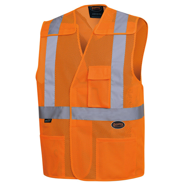 Hi-Viz Safety Mesh Vest with 2" Tape | Pioneer 6963