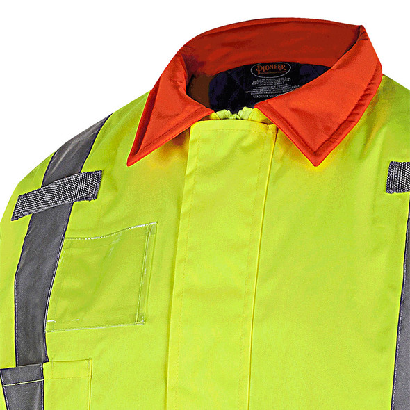 Hi-Viz Quebec Winter Insulated Traffic Control Jacket | Pioneer 6040 | All Safety