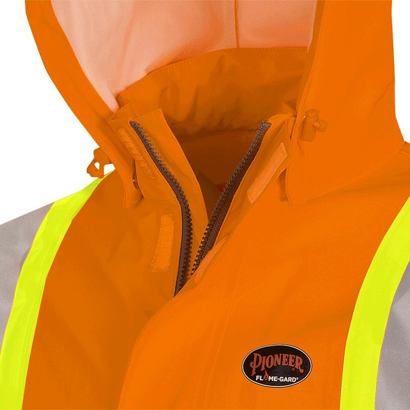 Hi-Viz FR ARC PU/Cotton Rain Jackets | Pioneer 5880/5881 | All Safety