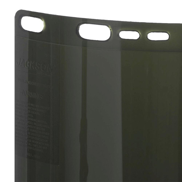 F50 PC Face Shield Visor CLR 8"x15.5"x0.060" Unbd Shp B | Jackson Safety 29080