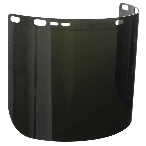 F50 PC Face Shield Visor CLR 8"x15.5"x0.060" Unbd Shp B | Jackson Safety 29080