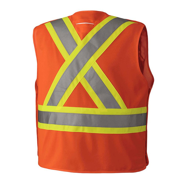 Hi-Vis Adjustable Tear-Away Safety Vest | Pioneer 6930 / 6931 Safety Supplies Canada
