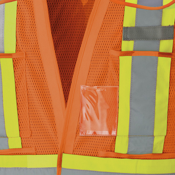 Hi-Vis Polyester Mesh Tear-Away Safety Vest | Pioneer 6932/6933/6933BK | All Safety