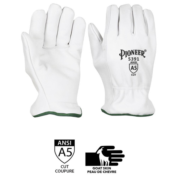 Goatskin Driver's Glove with Cut A5 Protection | Pioneer 5391 | All Safety