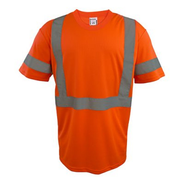 HI-VIS MICRO-FIBRE 180 GSM SS T-SHIRT | Yellow and Orange | COOLWORKS TS1103-LYL