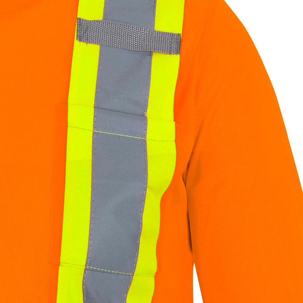 Hi-Vis Birds Eye Long-Sleeve Shirt | Pioneer 6995/6996/6997 | All Safety