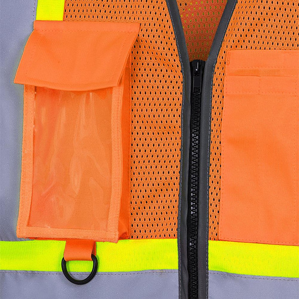 HI-VIZ Zipper Front Mesh Safety Vest | Pioneer 6960/6961 | All Safety