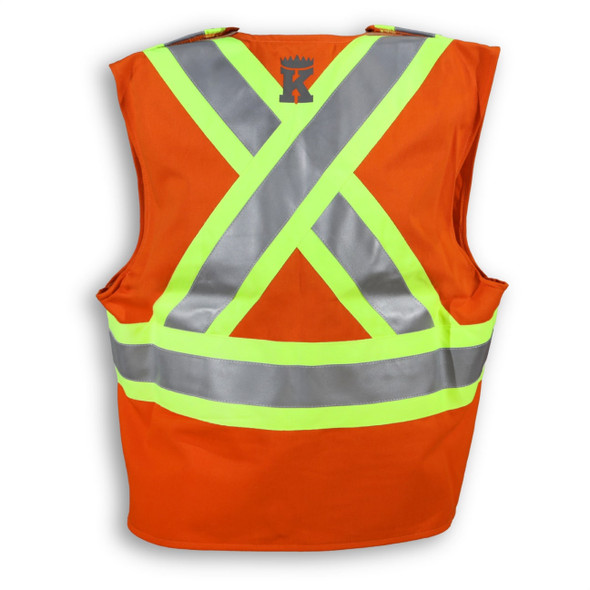 Fire Retardant Ultrasoft Traffic Safety Vest | Big K BK105FRI