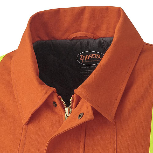 Hi-Vis Quilted Duck Safety Parka | Pioneer 5537A/5535A/5535BKA | All Safety