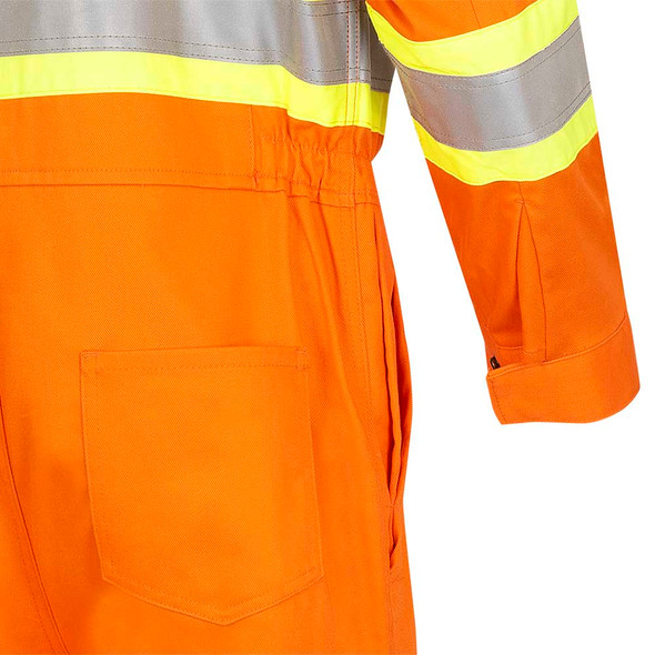 Hi-Vis Fire Resistant Cotton Safety Coverall (Reg/TALL) | Pioneer 5555/5555T/5558A/5558AT | All Safety
