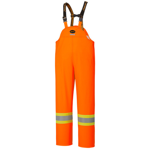 FR Hi-Vis 4-Way Stretch Waterproof Rain Bib Pant | Pioneer 5893/5895/5895BK | All Safety