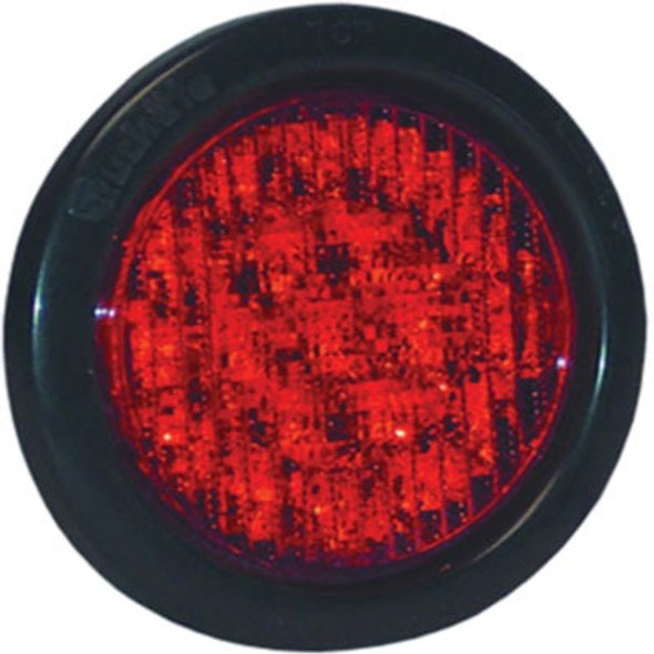 Red 4" Round Perimeter Light Grommet Mount - Lens: Clear 80010 Red 4" Round Perimeter Light Grommet Mount - Lens: Clear 80010