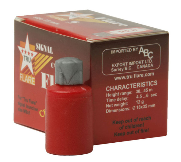 Long-Range Signal Flare Cartridges | 6 Pkg | Tru Flare SF-010 R