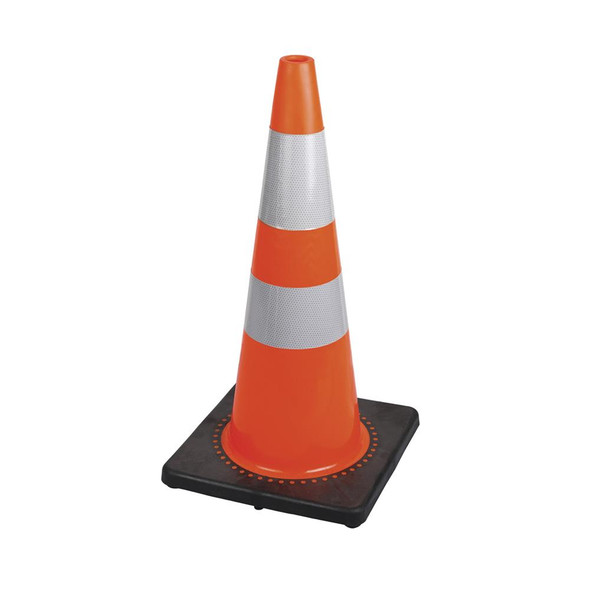 Hi-Vis Flexible Safety Cone with Double Bands | 28" | Pioneer 183 | All Safety