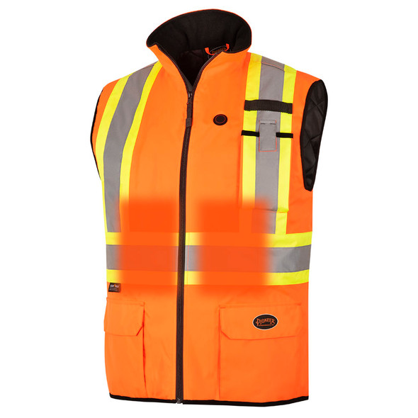 Hi-Viz Heated Insulated Safety Vest | Pioneer 5417/5418/5419 Hi-Viz Heated Insulated Safety Vest | Pioneer 5417/5418/5419