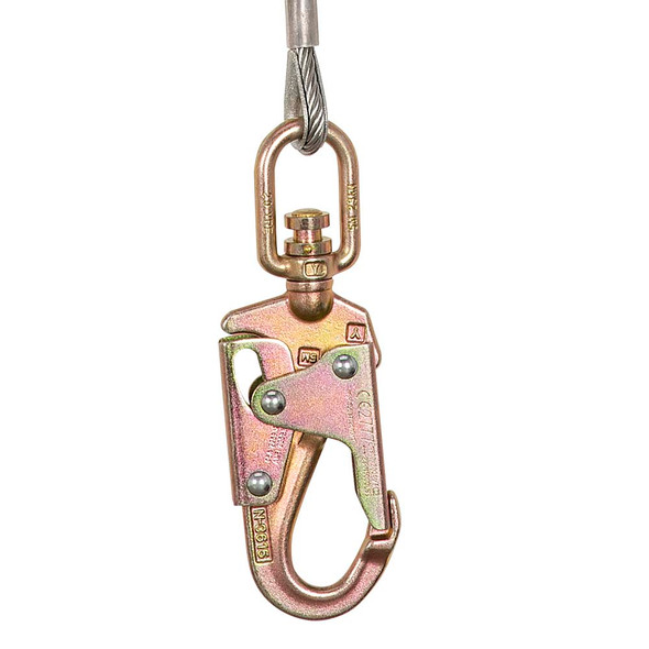 60-FT Leading Edge SRL - Single Leg Web with Snap - New CSA SRL-73302-60LE