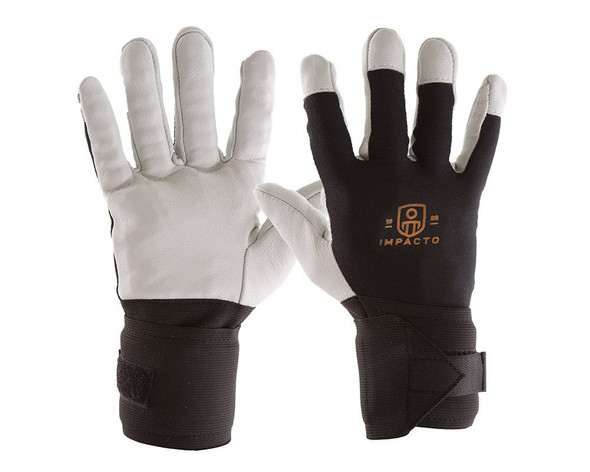 Pearl Leather Anti-Vibration Glove with Wrist Support | Impacto | All Safety