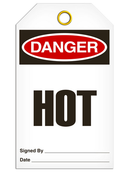 Danger - Hot | Pack /25 | Incom Signs | All Safety