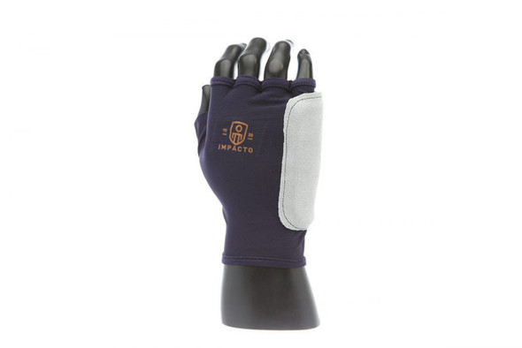 Anti Impact Fingerless Gloves with Extra Thick Pad | Impacto | All Safety