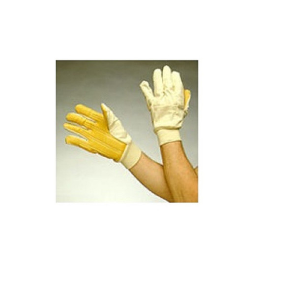 Anti-Impact Glove with Cotton Back and Grain Leather Palm - Full Finger Style | Impacto | All Safety