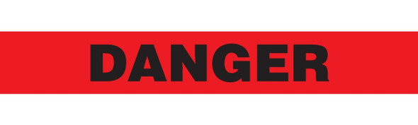 DANGER Barricade Tape | Pack of 12 | Contractor (2.0 MIL) | Incom Signs | All Safety