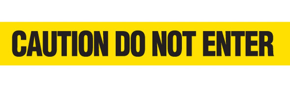 CAUTION D.N.E. Barricade Tape | Contractor (2.0 MIL) | Incom Signs | All Safety