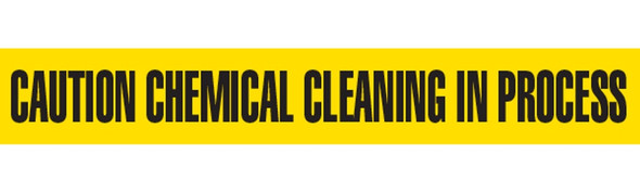 CAUTION CHEMICAL Barricade Tape | Pack of 12 | Contractor (2.0 MIL) | INCOM BT1007