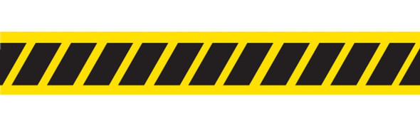 Hazard "//////////" Barricade Tape | Pack of 12 | Contractor (2.0 MIL) | Incom Signs | All Safety