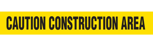 CAUTION CONSTRUCTION Barricade Tape | Contractor (2.0 MIL) | Incom Signs | All Safety