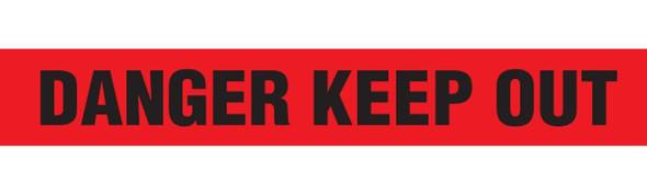 DANGER KEEP OUT Barricade Tape | Pack of 12 | Contractor (2.0 MIL) | Incom Signs | All Safety