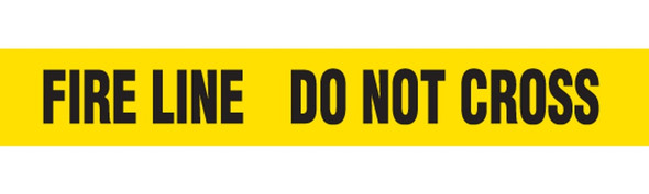 FIRE LINE Barricade Tape | Contractor (2.0 MIL) | Incom Signs | All Safety