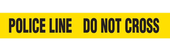 POLICE LINE Barricade Tape | Pack of 12 | Contractor (2.0 MIL) | INCOM BT1048