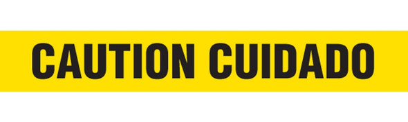 CAUTION CUIDADO Barricade Tape | Contractor (2.0 MIL) | Incom Signs | All Safety