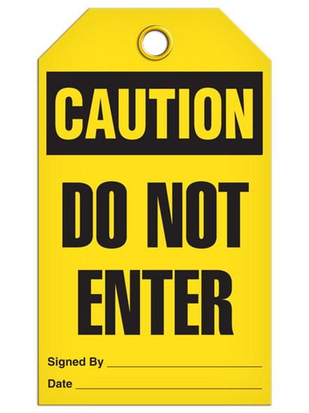 Caution - Do Not Enter | Pack of 25 | Incom Signs | All Safety