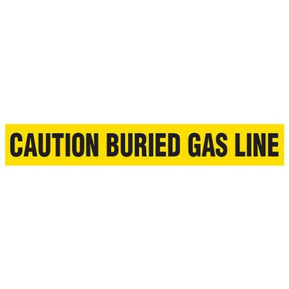 CAUTION BURIED GAS LINE Dispenser Boxed Barricade Tape (Pack of 12 Rolls) | Incom Signs | All Safety