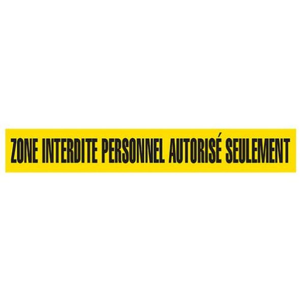 ZONE INTERDITE PERSONNEL AUTORISE ... Dispenser Boxed Barricade Tape | Incom Signs | All Safety