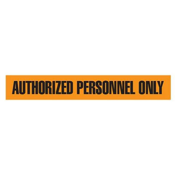 AUTHORIZED PERSONNEL ONLY Dispenser Boxed Barricade Tape - Orange | Incom Signs | All Safety