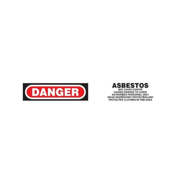 DANGER ASBESTOS Dispenser Boxed Barricade Tape - BT10208DB | Incom Signs | All Safety