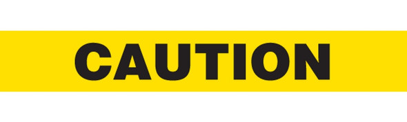 CAUTION Heavy Duty Barricade Tape | Incom Signs | All Safety