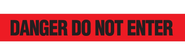 DANGER DO NOT ENTER Heavy Duty Barricade Tape | Incom Signs | All Safety