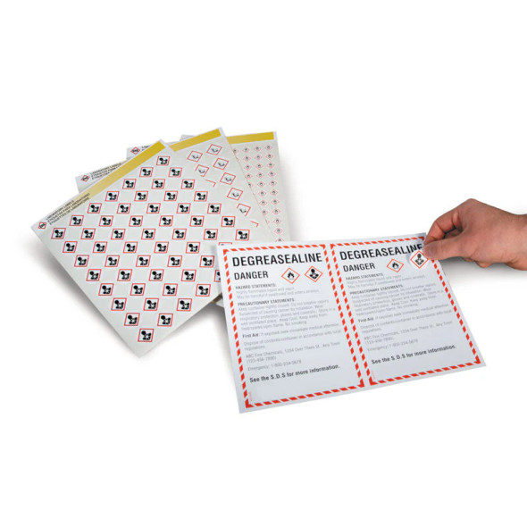 0.5" Flame Hazard Pictogram Label - 1820/Pad | Incom Signs | All Safety