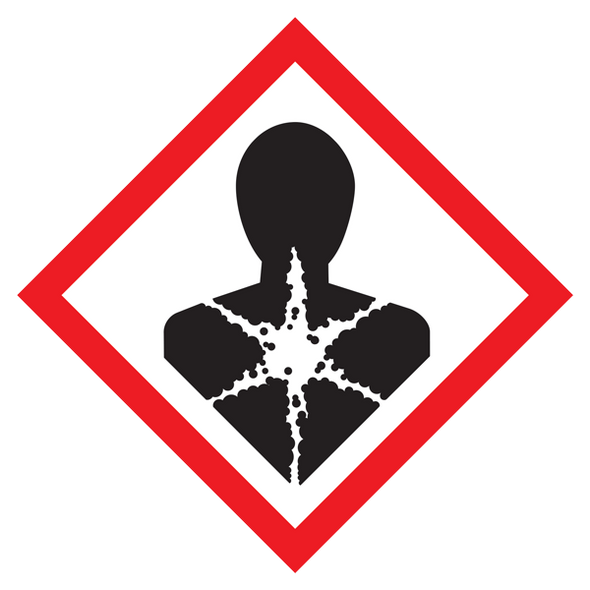 10.75" x 10.75" Health Hazard Pictogram Placard | Incom Signs | All Safety