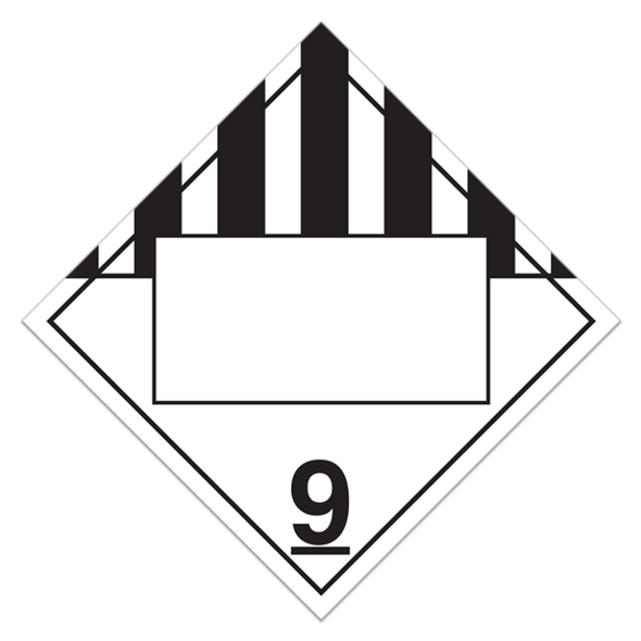 Class Worded Placard - Products Substances or Organisms (Pack of 100 pcs) TA960PIN