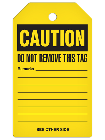 Caution - Pressurized Tanks | Pack of 25 | Incom Signs | All Safety