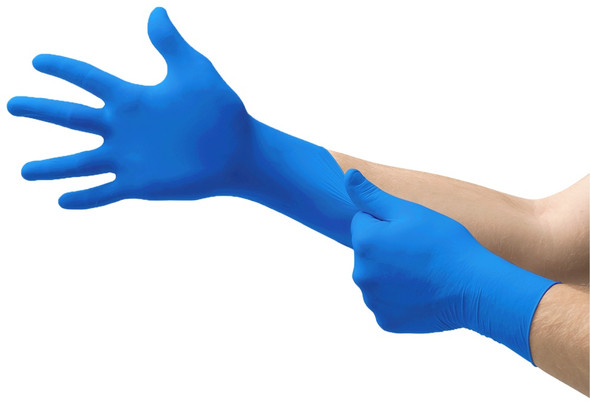 Ansell Royal Blue Nitrile Micro-Touch Medical Exam 100Ct 31302907/8/9 Ansell Royal Blue Nitrile Micro-Touch Medical Exam 100Ct 31302907/8/9