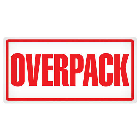 OVERPACK - 3" x 6" Handling Label 1079