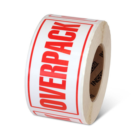 OVERPACK - 3" x 6" Handling Label 1079