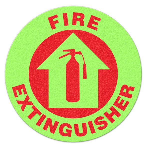 FIRE EXTINGUISHER (Glow) - Floor Sign FS1011GL