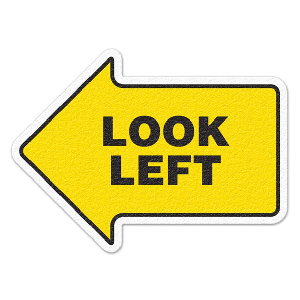 LOOK LEFT - Floor Sign | Incom Signs | All Safety