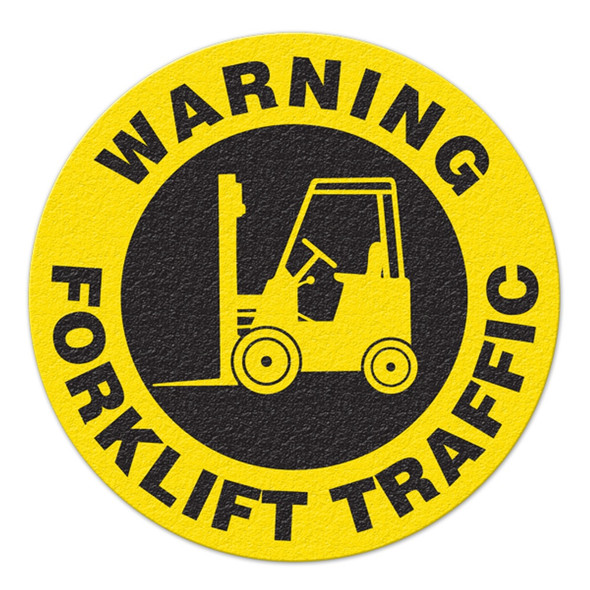 WARNING FORKLIFT TRAFFIC - Floor Sign FS1032V